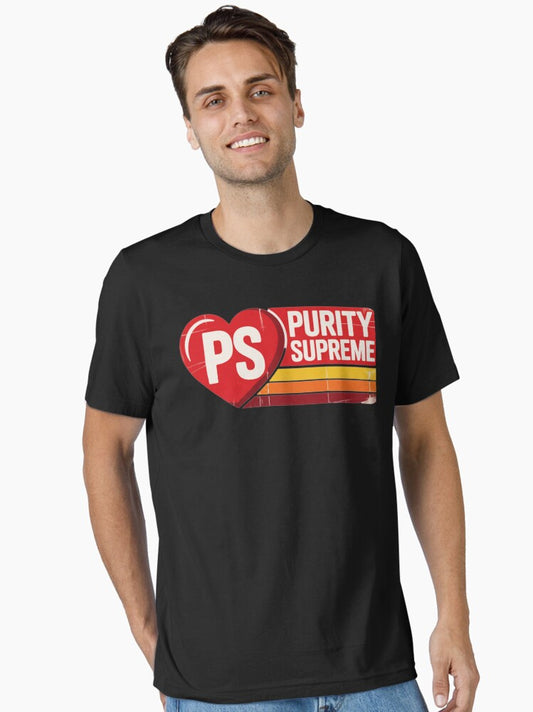 Purity-Supreme Retro 1980s Essential T-Shirt T-Shirt | Trending Design | Perfect For Daily Wear