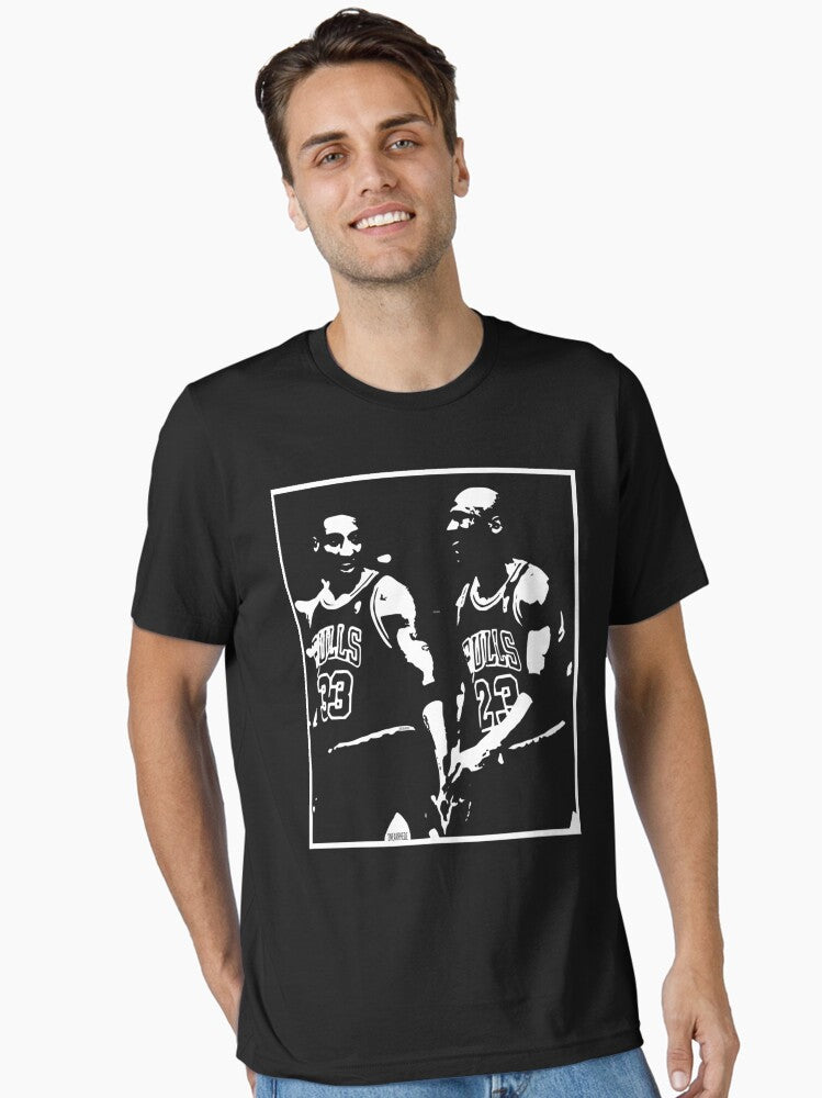 Mj & Scottie Duo Cl Essential T-shirt | Trendy Graphic Tee | Casual Unisex T-shirt