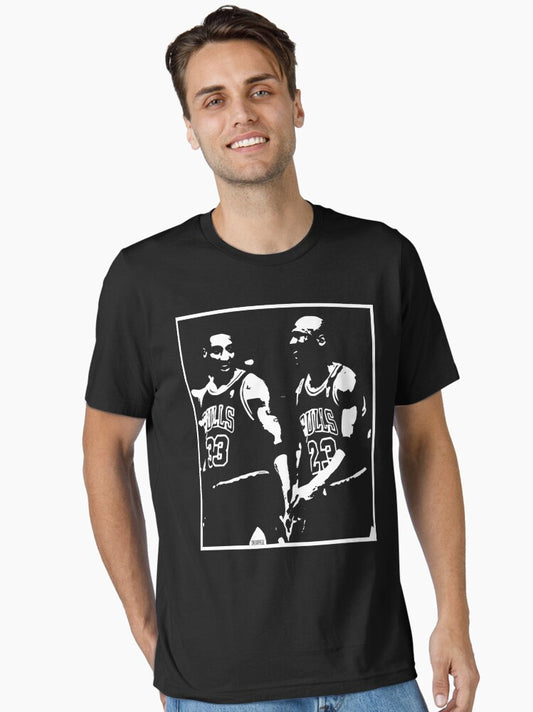 Mj & Scottie Duo Cl Essential T-shirt | Trendy Graphic Tee | Casual Unisex T-shirt