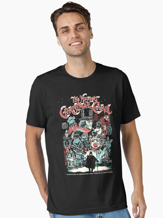 The Muppet Christmas Carol Retro Vintage Essential TShirt T-Shirt | Premium Graphic | Perfect For Daily Wear