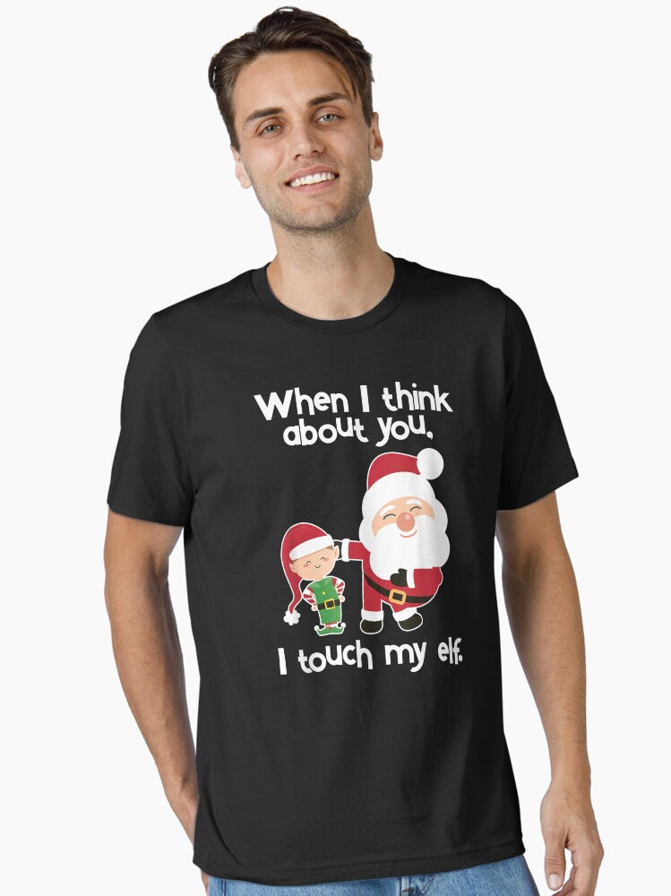 Funny Vulgar Elf Inappropriate Adult Humor Christmas Gift TShirt Essential TShirt T-Shirt | Seasonal Must-Have | Top Pick For Gifting