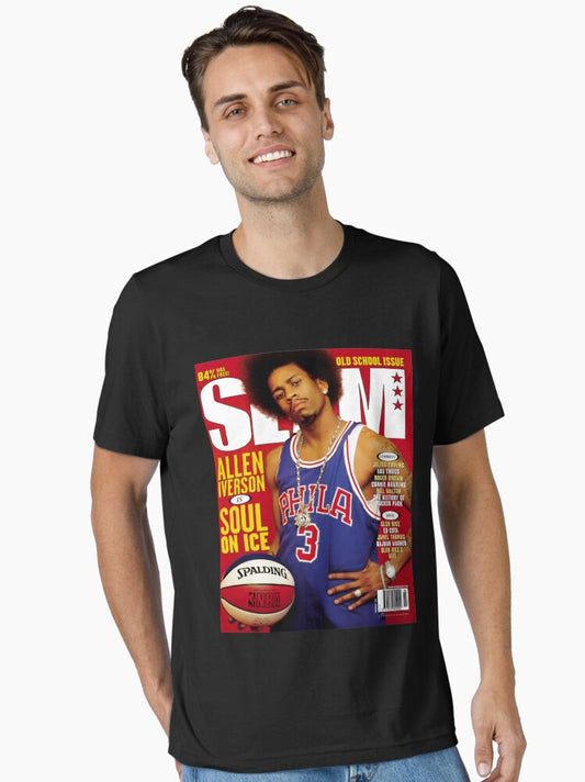 Allen-iverson-slam-magazine Essential T-shirt | Trendy Graphic Tee | Casual Unisex T-shirt