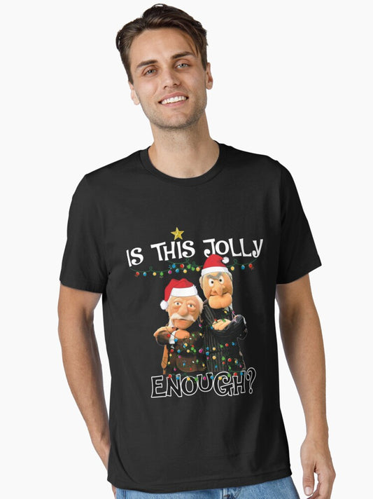 Is This Jolly Enough Christmas Essential TShirt T-Shirt | Seasonal Must-Have | Trending Festive Apparel