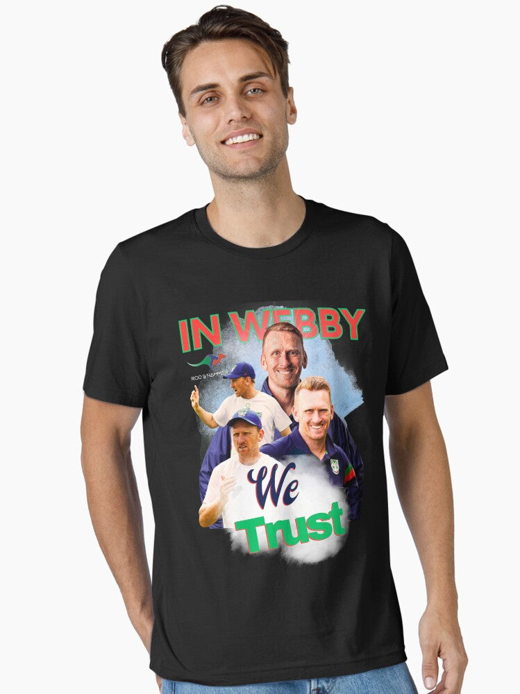 In Webby We Trust Essential T-shirt | Trendy Graphic Tee | Casual Unisex T-shirt