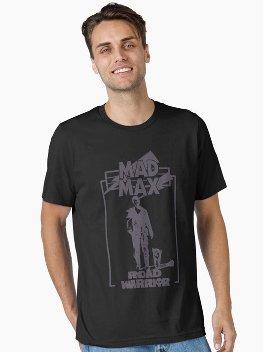 Mad-max-the-road-warrior-with-his-dog Essential T-shirt | Premium Basketball Jersey | Fan Edition Apparel