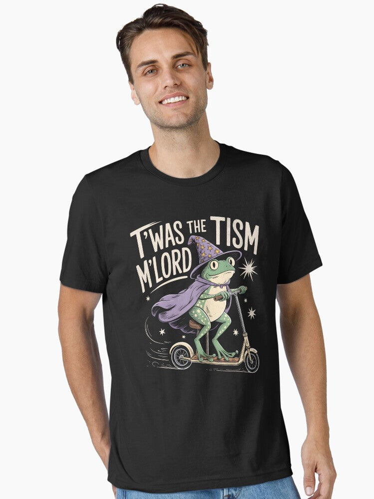 T'was The 'tism M'lord - Wizard Frog Essential T-shirt | Trendy Graphic Tee | Casual Unisex T-shirt