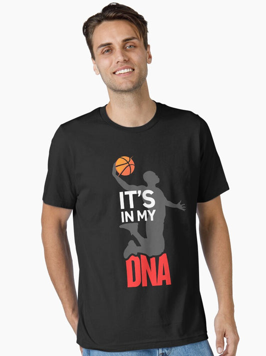 Basketball It's In My Dna Essential T-shirt | Premium Basketball Jersey | Fan Edition Apparel