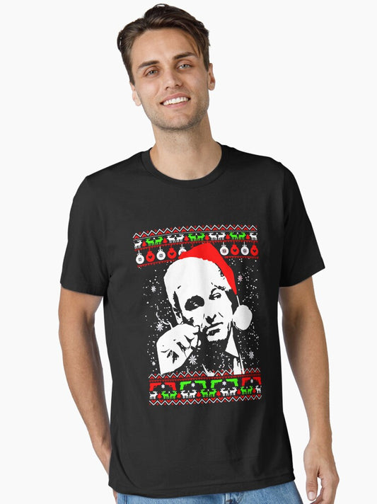 Tony Soprano Ugly Christmas Shirt Essential TShirt T-Shirt | Vintage Christmas Look | Top Pick For Gifting