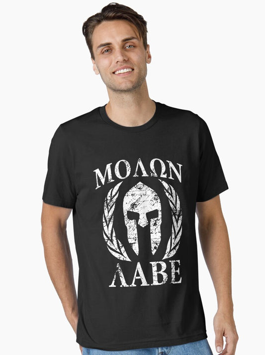 Molon Labe 1 Essential T-shirt | Trendy Graphic Tee | Casual Unisex T-shirt