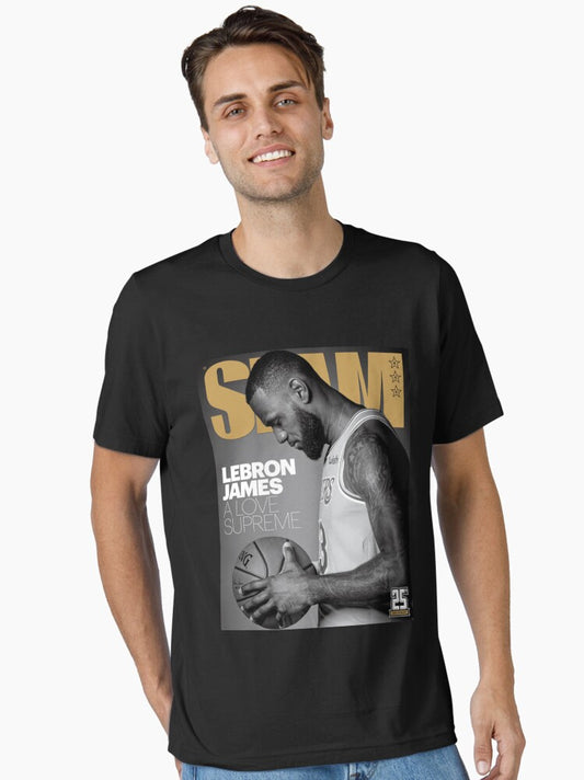 Lebron Slam Cover Essential T-shirt | Trendy Graphic Tee | Casual Unisex T-shirt