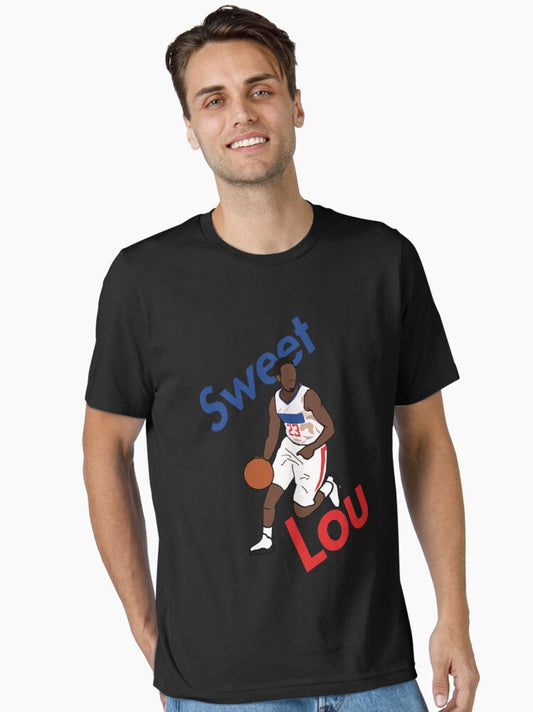 Lou Williams ''sweet Lou'' - Los Angeles Clippers Nba Essential T-shirt | Trendy Graphic Tee | Casual Unisex T-shirt