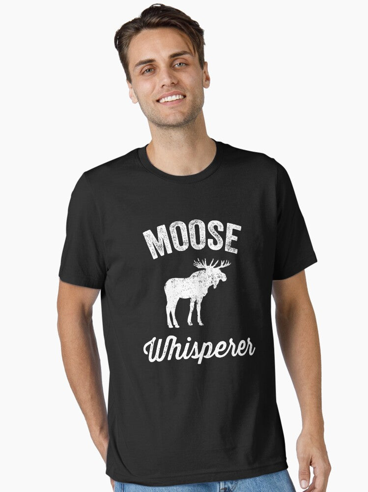 Moose whisperer moose lover Essential TShirt T-Shirt | Top Trending Graphic | Top Pick For Gifting
