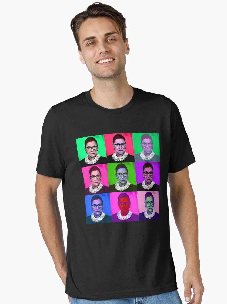 Ruth Bader Ginsburg RBG Pop Art 3x3 Andy Warhol Style Version 5 Essential T-Shirt T-Shirt | Best-Selling Artwork | Perfect For Daily Wear