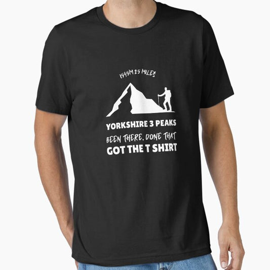 Yorkshire 3 peaks, been there, done that, got the t shirt Essential T-Shirt for Sale by Nickybrierley01
