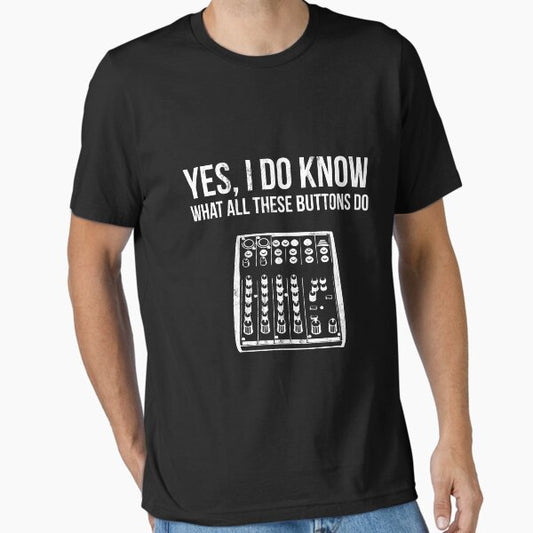 Technician All These Buttons Do Technician Gift Essential T-Shirt for Sale by noirty