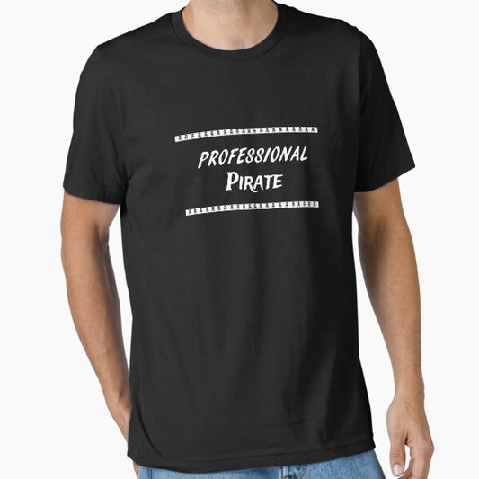 Professional Pirate design skulls Essential T-Shirt for Sale by CaptainBumBum
