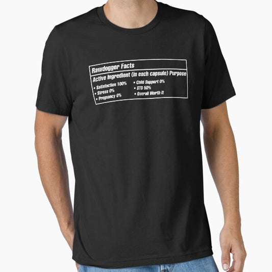 Professional Rawdogger Facts JiDion Essential T-Shirt for Sale by UnluckyPanda