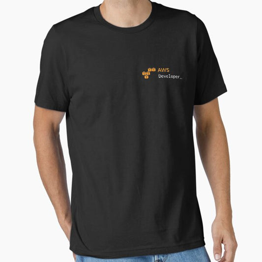 Developer T-shirt - Amazon Web Services Essential T-Shirt for Sale by Lukiane
