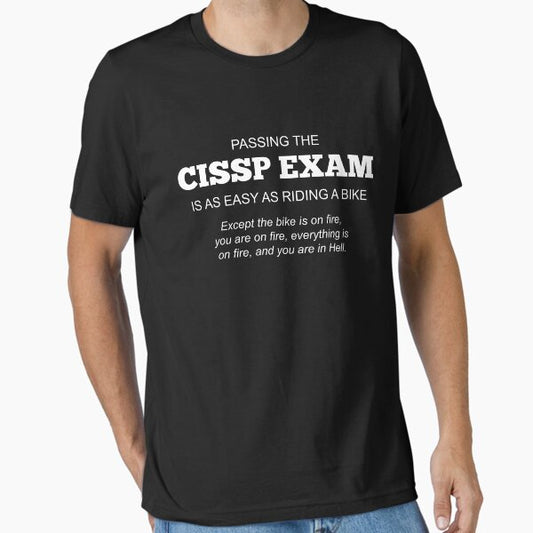 CISSP Exam Cybersecurity Professional IT Security  Essential T-Shirt for Sale by jtrenshaw