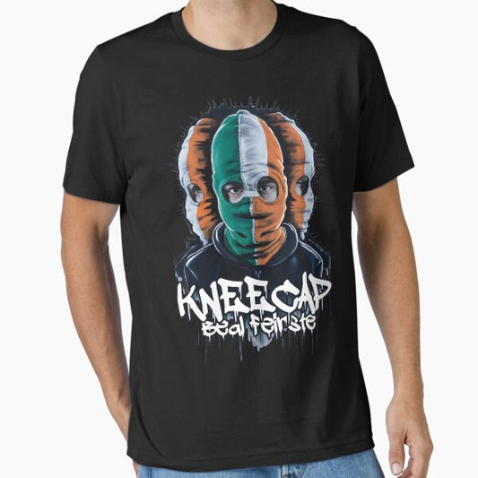 KneeCap Belfast Irish Gaeilge Republican Design Essential T-Shirt for Sale by FemWear