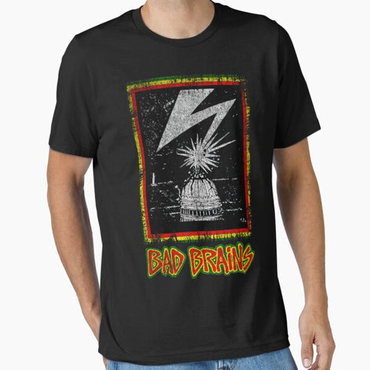 Bad Brains Vintage Essential T-Shirt for Sale by HammiltenJohn