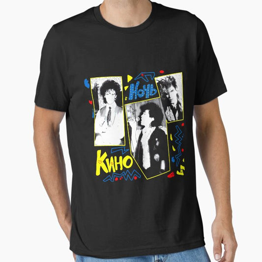Viktor Tsoi (Kino) - Night Classic T-Shirt Essential T-Shirt for Sale by HarriwonV782