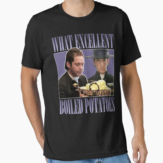 Pride and Prejudice What Exellent Boiled Potatoes Meme Essential T-Shirt for Sale by sophia1z83wn