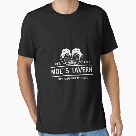 Vintage Simpsons, Moes Tavern,Professional Quality  Essential T-Shirt for Sale by GerardCama