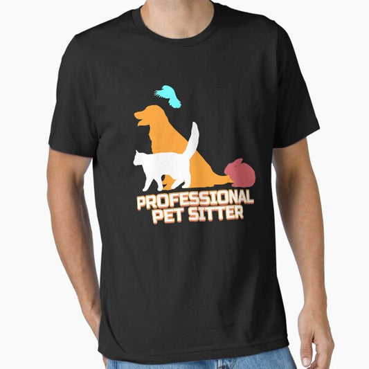 Professional Pet Sitter - Dog Walker Essential T-Shirt for Sale by DNW-art