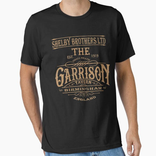 Vintage Garrison Tavern The Blinders Birmingham - Distressed for Vintage Look - Professional Quality Essential T-Shirt for Sale by vannesailkath