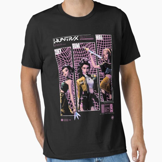 Huntrix Kpop Demon Hunters Streetwear |  Essential T-Shirt for Sale by Juparkwastaken