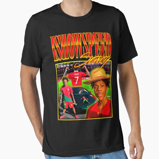 IShowSpeed Vintage Retro Y2K Design Essential T-Shirt for Sale by HostDrawing