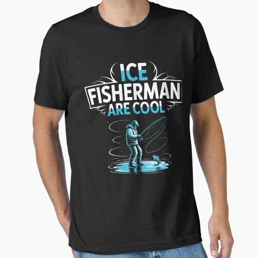 Ice Fishing Winter Fishing Essential T-Shirt for Sale by ConceptForQuest