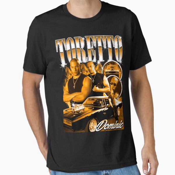 Dominic Toretto F&F Fan Vintage Retro Y2K Design Essential T-Shirt by HostDrawing