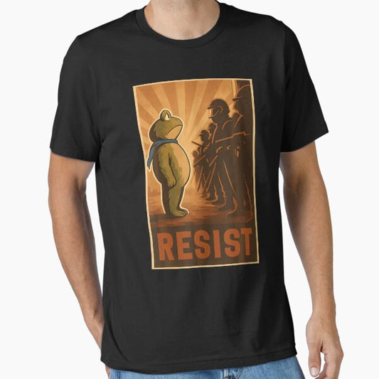 Portland Frog Protest for Men and Women Essential T-Shirt for Sale by MissKyleeSporer