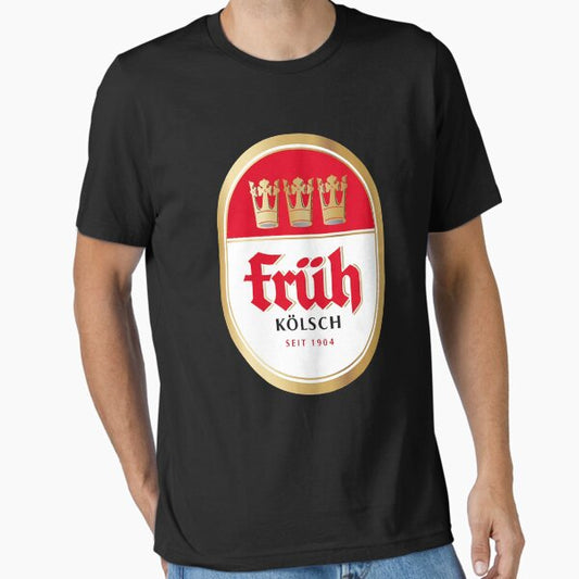 Früh Kölsch beer logo brewery local beer Essential T-Shirt for Sale by LowellRhodes88