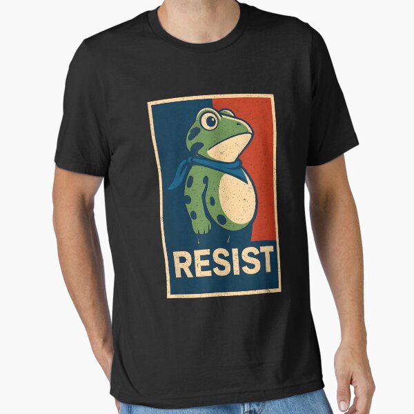"Portland Frog Protest Resist for Men and Women" Essential T-Shirt for Sale by SidneyFoxXFArt