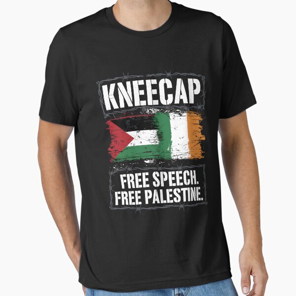 KNEECAP Free Speech Free Palestine Essential T-Shirt for Sale by CELTIC-DESIGNS