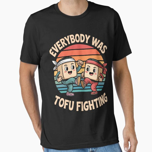 "Fighting Vegan Meatless Vegetarian" Essential T-Shirt for Sale by Sea4Adventures