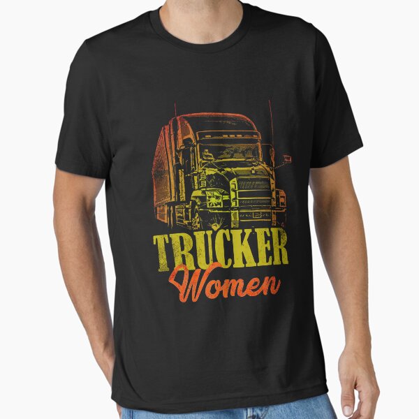 "Truck Driver Trucker Women" Essential T-Shirt by busydesign