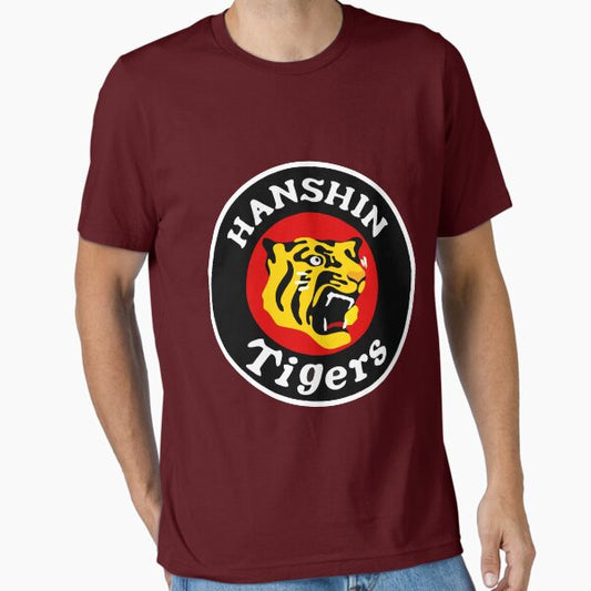 Vintage Hanshin Tigers Design Essential T-Shirt Essential T-Shirt for Sale by Randyliz538