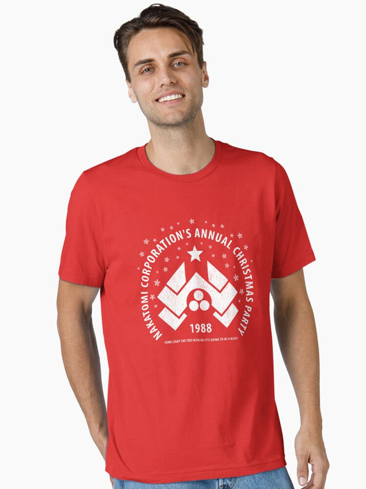 Nakatomi Corporations Annual Christmas Party 1988 aged look Essential TShirt T-Shirt | Vintage Christmas Look | Trending Festive Apparel