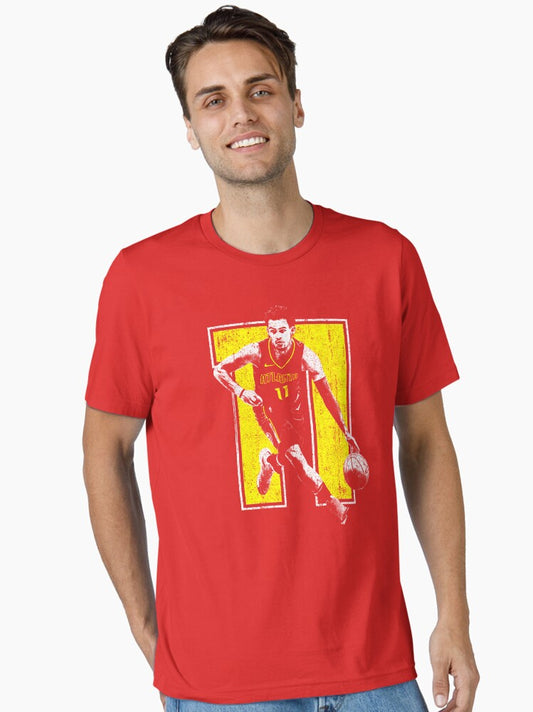 Trae Red Essential T-shirt | Trendy Graphic Tee | Casual Unisex T-shirt