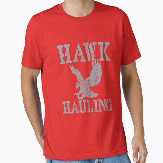 "Hawk Hawling (distressed)" Essential T-Shirt for Sale by n0l4n