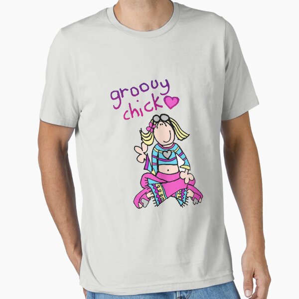 Groovy Chick Girls 2000s Y2K vintage Essential T-Shirt for Sale by MSD-Clothes-