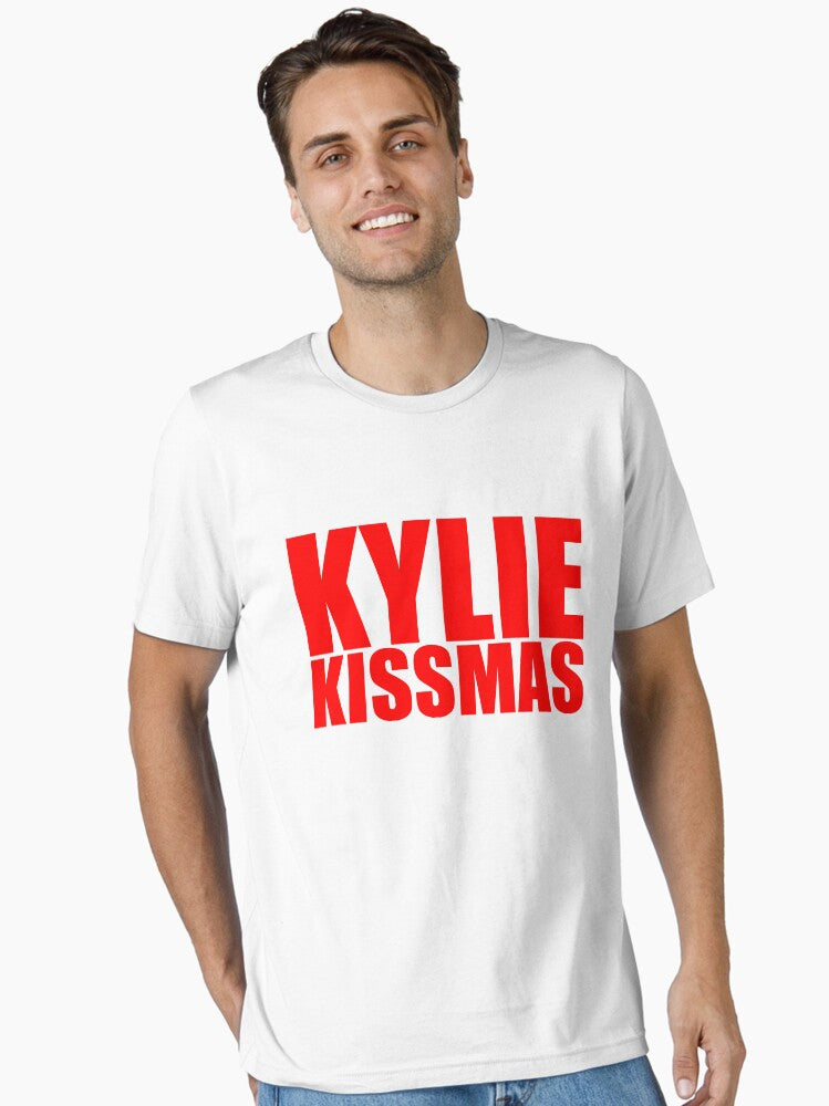 Kylie Kissmas Essential TShirt T-Shirt | Vintage Christmas Look | Great For Christmas Season
