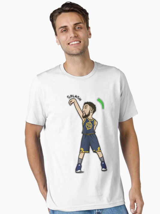Klay Thompson Cartoon Style Essential T-shirt | Trendy Graphic Tee | Casual Unisex T-shirt