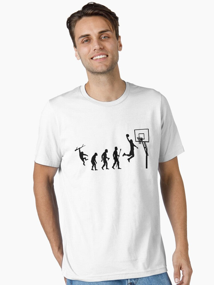 Basketball Evolution Essential T-shirt | Trendy Graphic Tee | Casual Unisex T-shirt