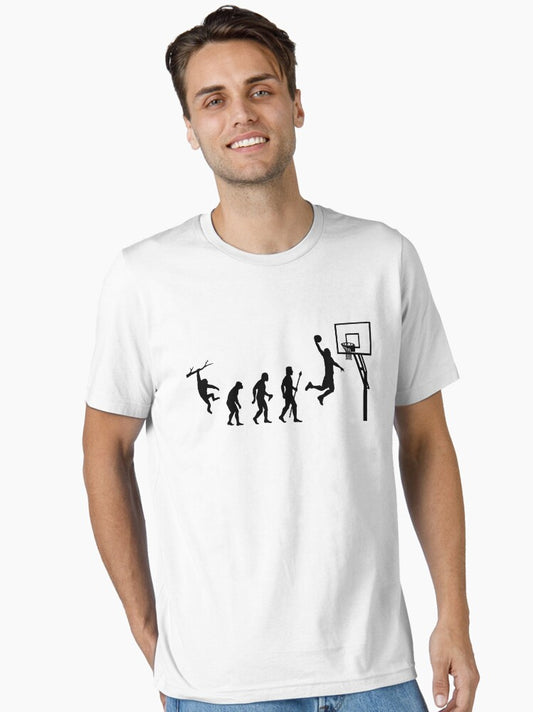 Basketball Evolution Essential T-shirt | Trendy Graphic Tee | Casual Unisex T-shirt