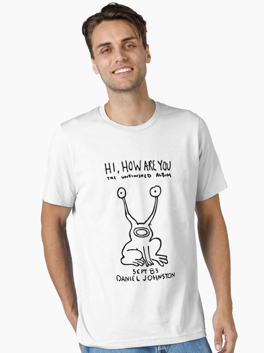 Best Selling - Hi How Are You by Daniel Johnston Merchandise Essential T-Shirt T-Shirt | Best-Selling Artwork | Top Pick For Fans